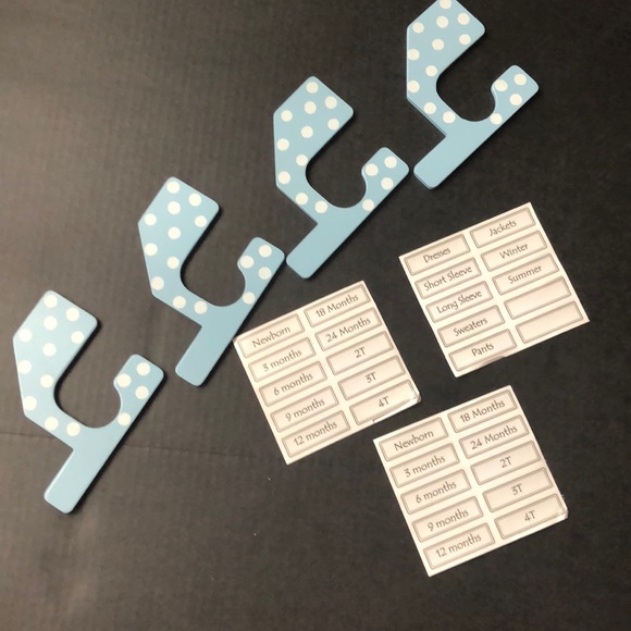 Closet Dividers with Labels - Picture 1 of 3